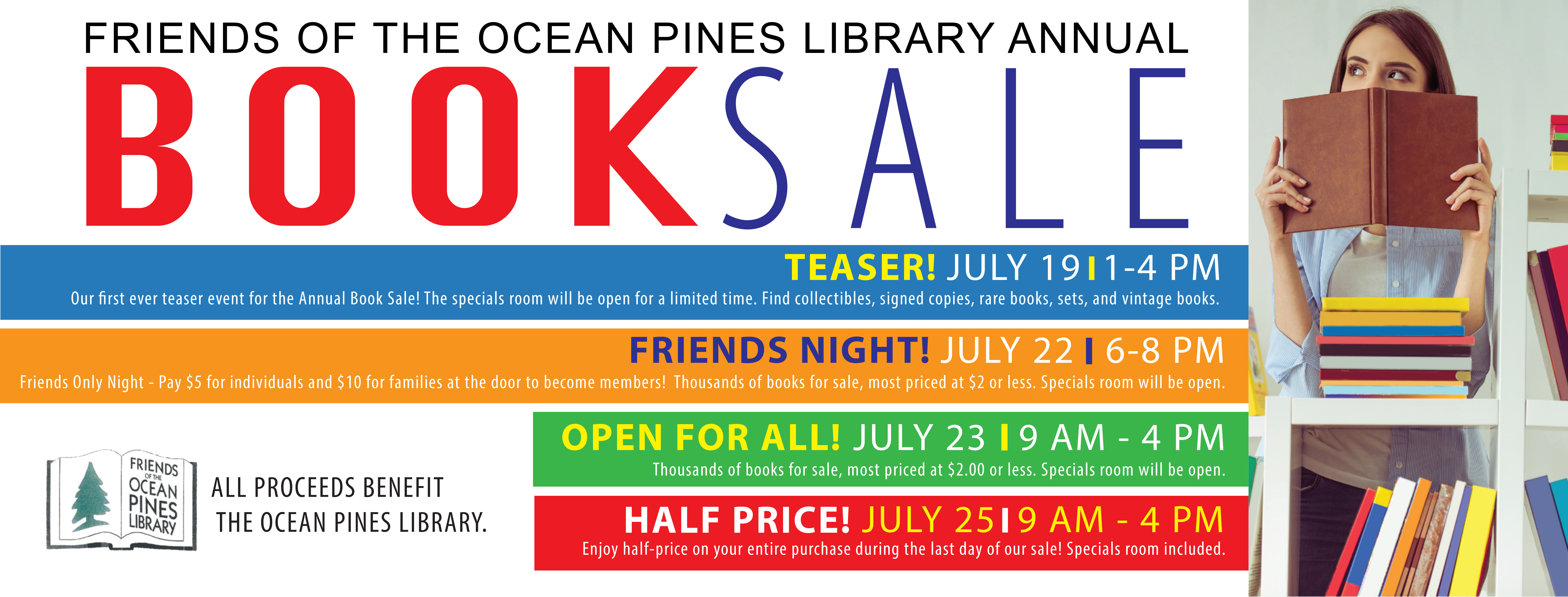 Friends of the Ocean Pines Library Annual Book Sale | Worcester
